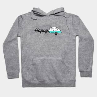 Happy Camper. Show Your mood and your love for nostalgia with this unique design Hoodie